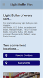 Mobile Screenshot of lightbulbsplusinc.com